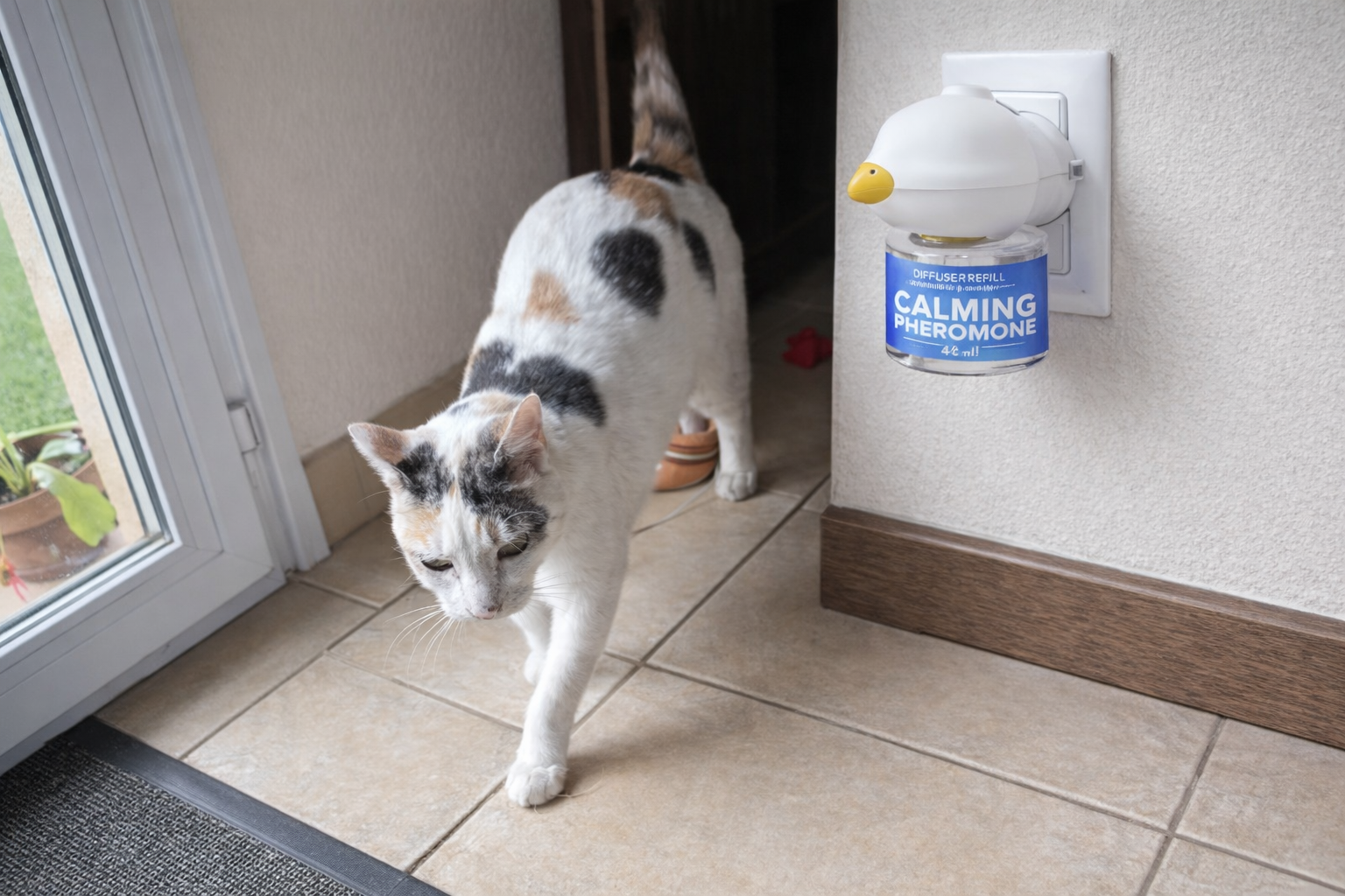 Avneet C. avec son chat et le produit PawZena